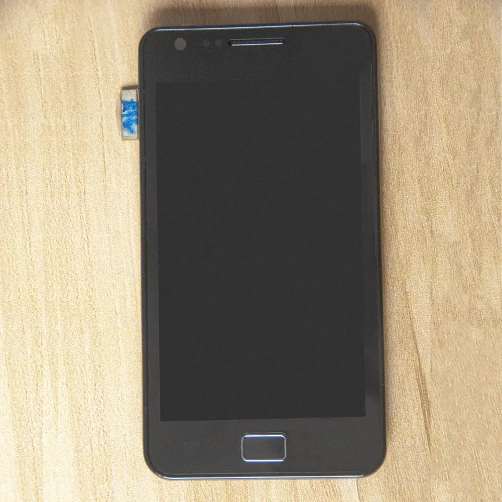 Продажа Sinbeda супер AMOLED font b lcd b font дисплей для SAMSUNG GALAXY S2 i9100 font b lcd b font кодирующий преобразователь сенсорного экрана в сборе рамка для SAMSUNG S2 font b lcd b font