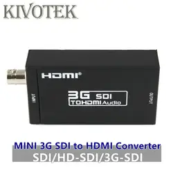 HD1080P BNC SDI в HDMI аудио конвертер Scaler адаптер, SD-SDI, HD-SDI, 3G-SDI разъем для камера видеонаблюдения Бесплатная доставка