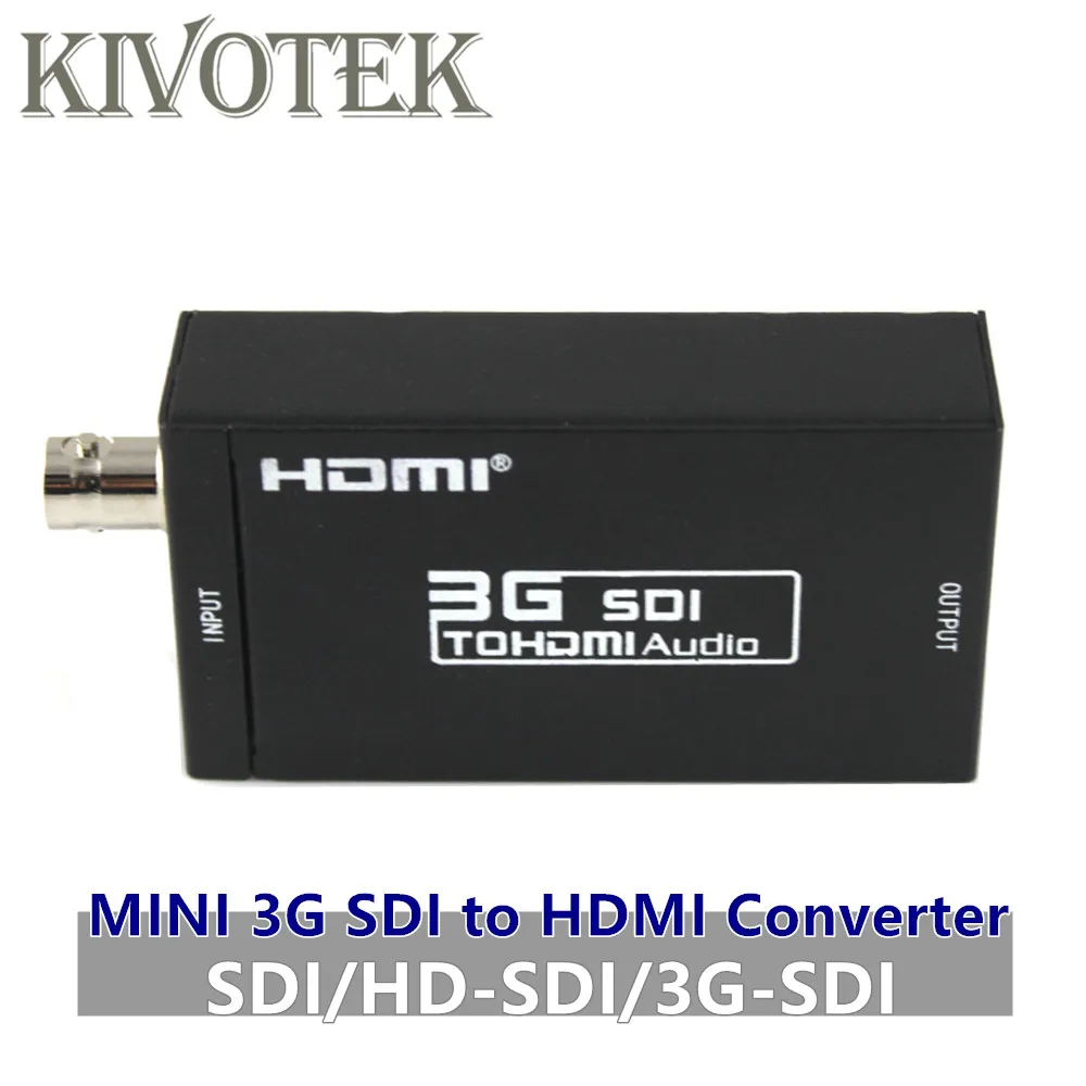 HD1080P BNC SDI к HDMI аудио конвертер скалер адаптер SD-SDI HD-SDI 3G-SDI Мужской Разъем для CCTV