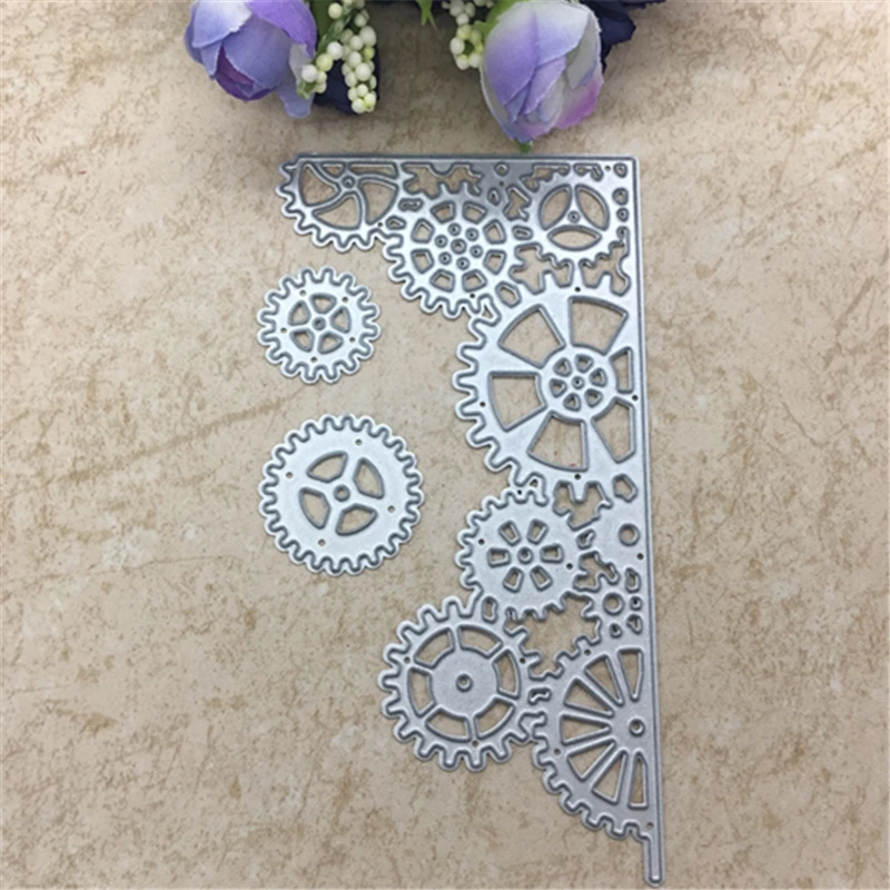 Gear Metal Cutting Dies Stencil Scrapbooking Photo Album Card Paper