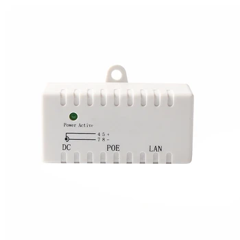

Poe Splitter Poe Injector Rj45 Dc 5.5Mm x 2.1Mm Input Passive Poe Injector Splitter Adapter Connector For Ip Network Camera