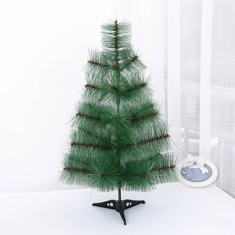 Mini Artificial Christmas Tree Small Xmas Plastic Tree 60cm New Year