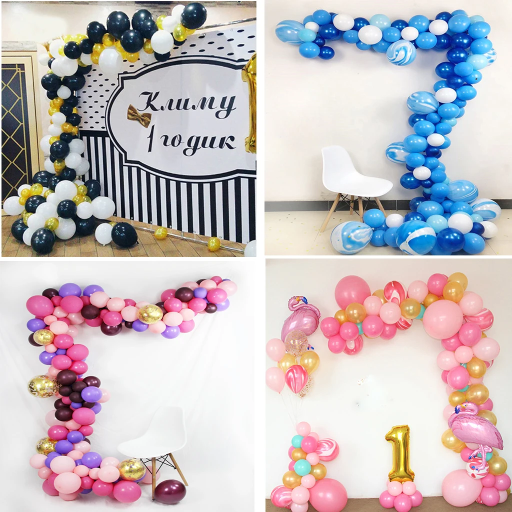 

Balloon Set Balloon Chain Inflator Assorted Color Latex Balloons Birthday Wedding Christmas Party Decoration