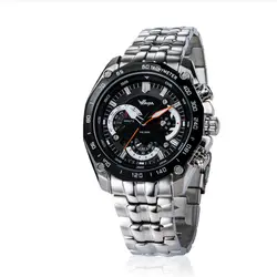 OLMECA механические часы мужские наручные часы Роскошные Relogio Masculino часы хронограф водонепроницаемый полный стальной часы для мужчин