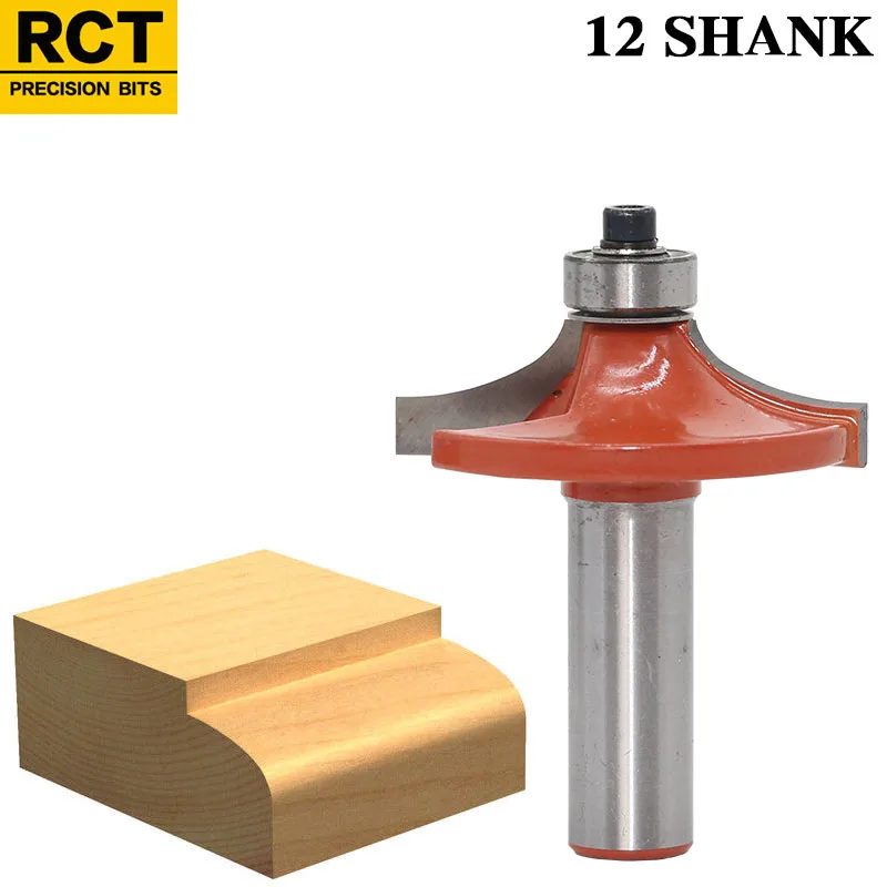 

45 Diameter Thumbnail Table Edge Router Bit - 12" Shank
