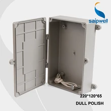 220*120*65 мм размер промышленные водонепроницаемы алюминиевый ящик/электроприборы из алюминия корпус с CE, ROHS SP-FA6