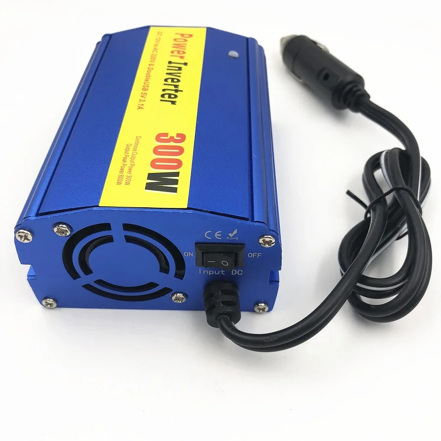 

300W with USB Home Car Power Inverter Converter DC 12 V 110 V Car Battery Charger Adapter Car Power Supply