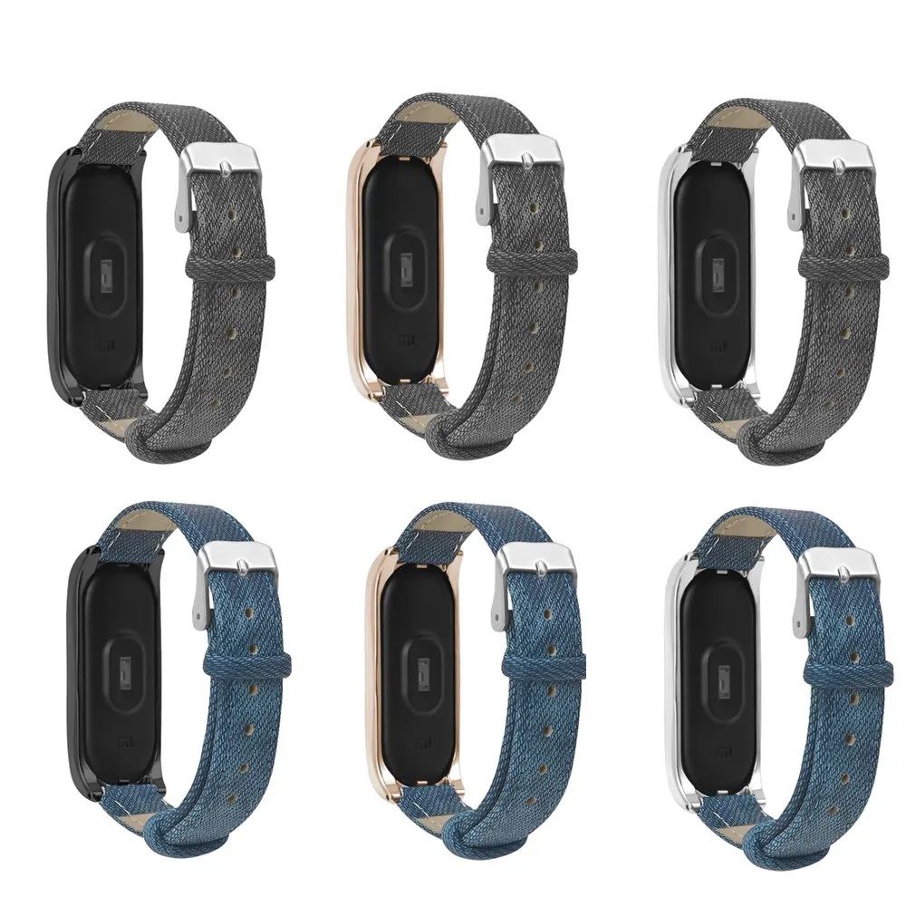 AKBNSTED для Xiaomi Mi Band 4 ковбойские Сменные наручные часы ремешок металлический корпус