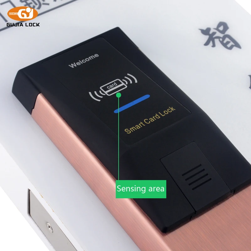 2018 г. высокое качество цинковый сплав безключевая карта RFID смарт замок для двери