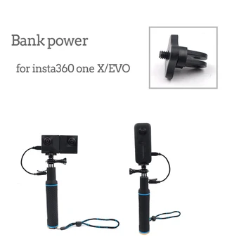 

Insta360 ONE X & Evo Accessories Kit Charger Bank Power Hand Gaip Selfie stick With stand holder USB Output Micro Cable