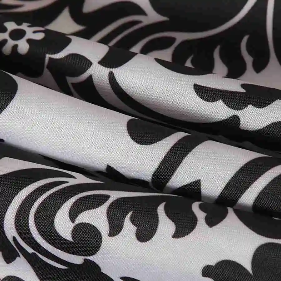 Floral Printed Thicken Bathroom Curtain