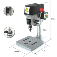 340W High Speed Mini Milling Machine Table Precision CNC Milling Machine for Metal Drill Press Bench Drill Machine Frame Tools 1