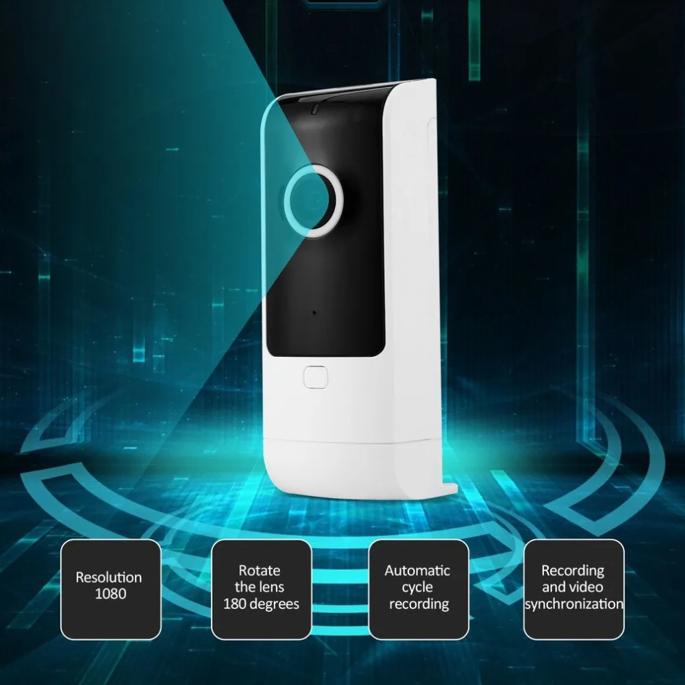 

2018 New Calling Enabled 180 Degree Panoramic Wide-range Wireless Infrared Night Vision Two-way Speech Surveillance Camera