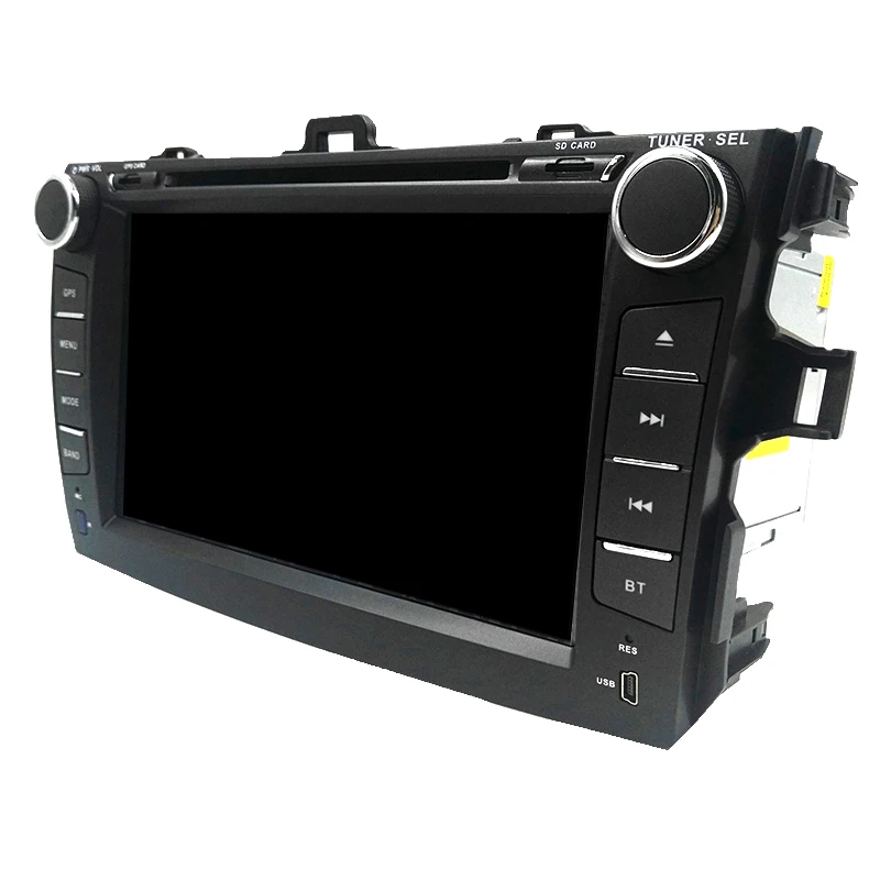 2 din Android 7 1 автомобильный dvd плеер gps для Toyota Corolla 2007 2008 2009 2010 2011 в тире 1024*600