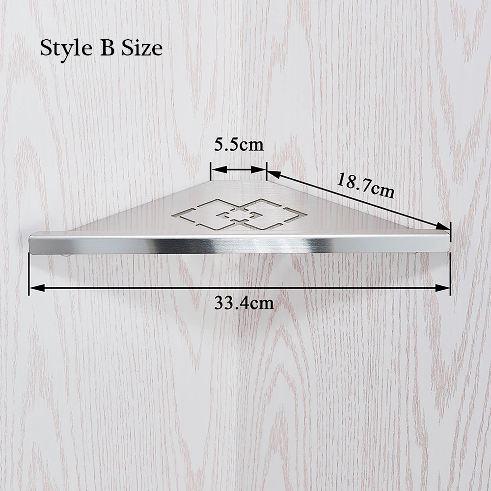 Fmhjfisd SUS304 полки из нержавеющей стали, угловая полка для ванной комнаты, полка для хранения шампуня, держатель для ванной, кухонной корзины