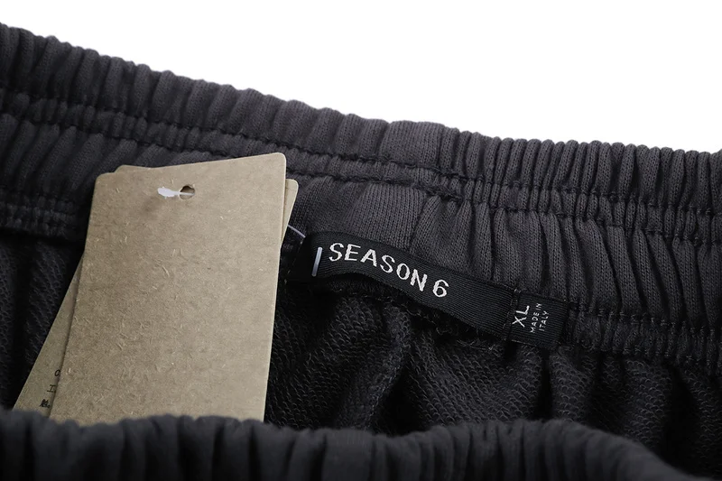 19ss Kanye West Season 6 Sweatpants Pants Men Women Sport Hip Hop Joggers Cargo Woolly Pants 3