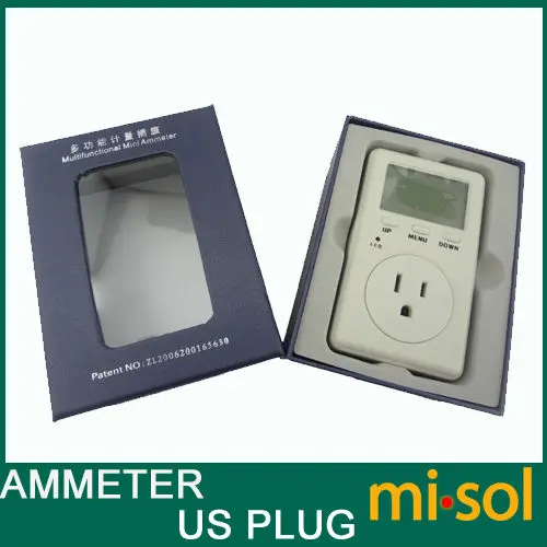 

Free Shipping USA Plug Ammeter Energy Power Watt Voltage Volt Meter Monitor Analyzer