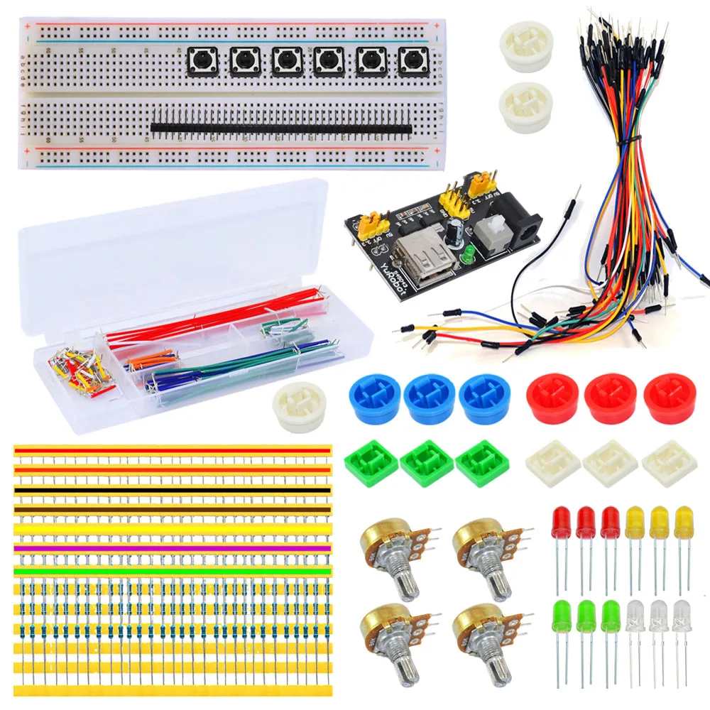 Keyestudio Универсальный комплект деталей для проекта Arduino/общая посылка частей B1