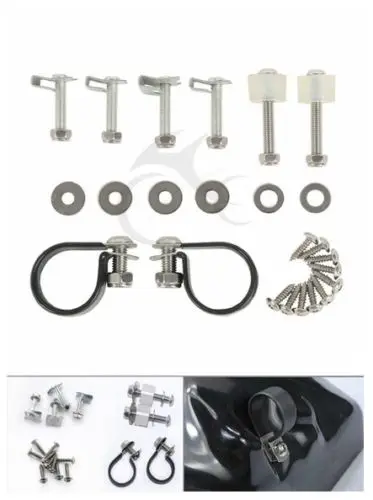Skup Niższe wentylowane owiewek elementy montażowe zestaw zaciski klipy śruby dla Harley Touring Road King Street Glide CVO FLHX FLTR Softail