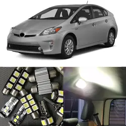 11x белый Canbus багажнике автомобиля Грузовой Номерные знаки для мотоциклов свет для 2004-2015 Toyota Prius интерьер Авто светодиодные лампы Kit 12 В