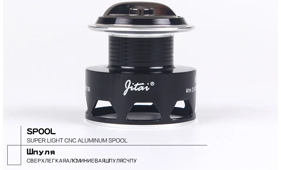 Molinete de Pesca de Água Lidar com Eva 9 + 1 Jitai Salgada Esquerda Direita Rolamentos Esferas Aço Inoxidável Carretel Metal Cnc Botão 3000 Mão 7 High Quality Esporte e Lazer