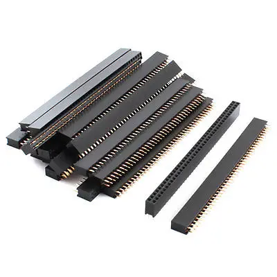 

20Pcs 2.54mm Pitch Double Row 80Pin Female Pin Header Connector Free shipping