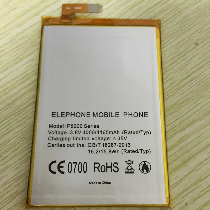 

4000~4165mAh battery For Elephone P8000 Battery Batterie Bateria