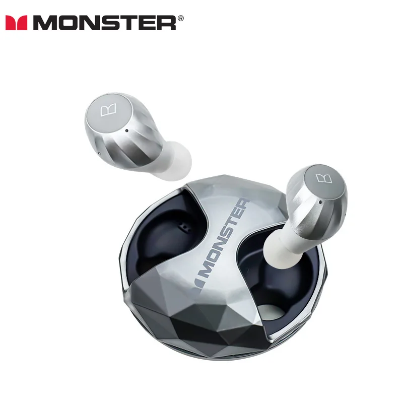 

Monster TWS Clarity HD Airlinks Wireless Headphone Bluetooth 5.0 Earbuds IPX5 Waterproof Microphone Earphone original Headphone