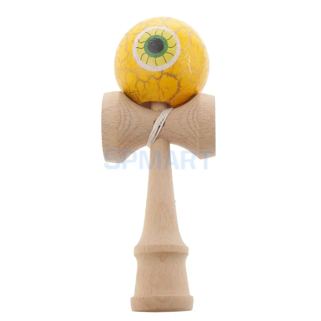 Eyeball Shaped краска для трескающих покрытий деревянные Kendama дети мастерство мяч игры дети веселые деревянные игрушки