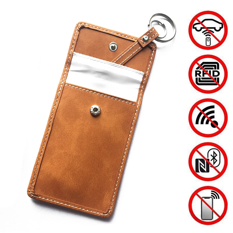 

Auto Car Key Keyless Entry Fob Anti-Theft Signal Blocker Case Pouch Safety Bags
