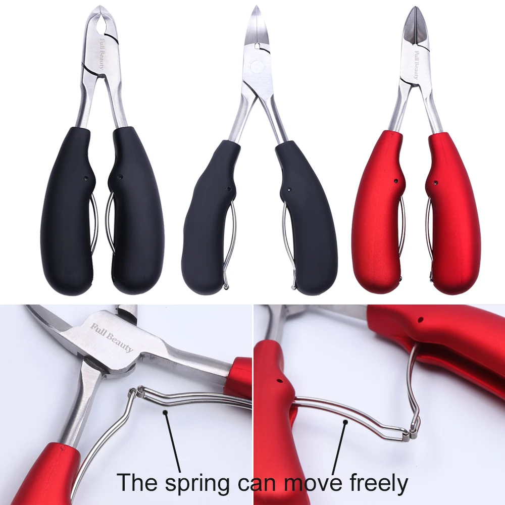 Murah 1 Pcs Profesional Gunting Kuku Pemangkas Pemotong untuk Manikur Stainless Steel Tumbuh Ke Dalam Kuku Kutikula Gunting Kuku Alat JIQ1 8
