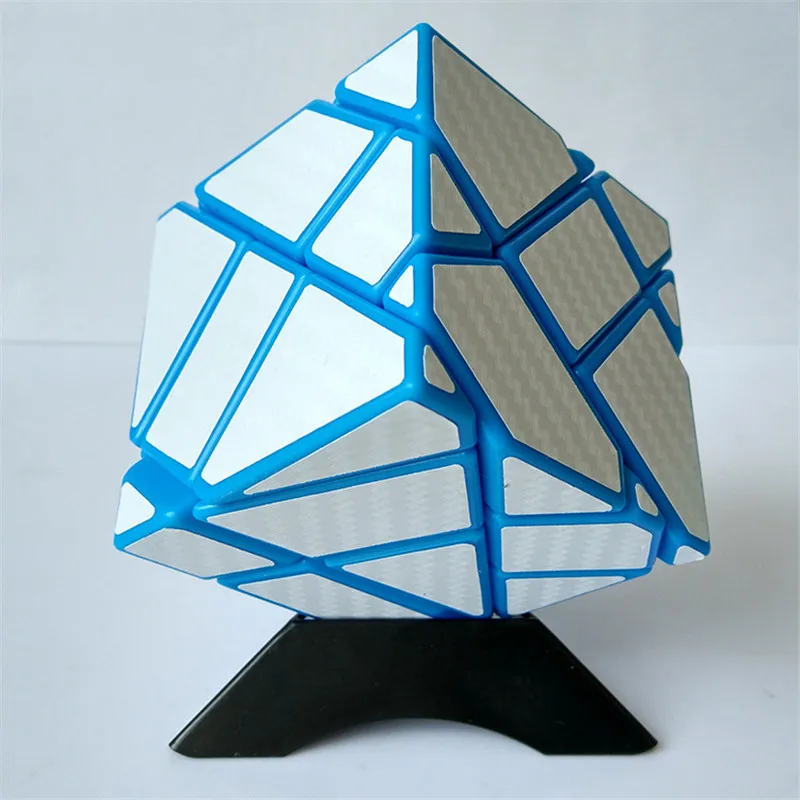 Z cube странная форма призрак углеродное волокно наклейка Скорость волшебный куб головоломка игрушка для детей подарок игрушка для молодежи Инструкция для взрослых