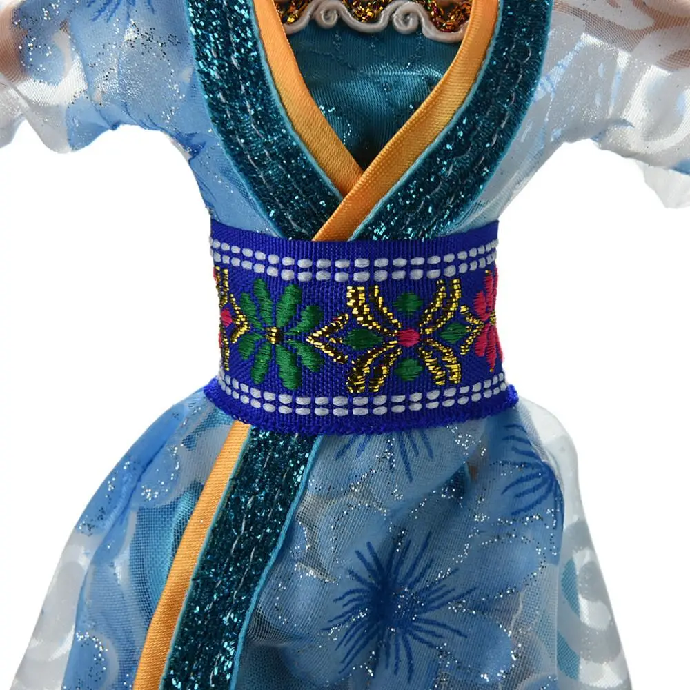 Кукла длинная одежда древний костюм ткань Высокая талия платье s ручной работы