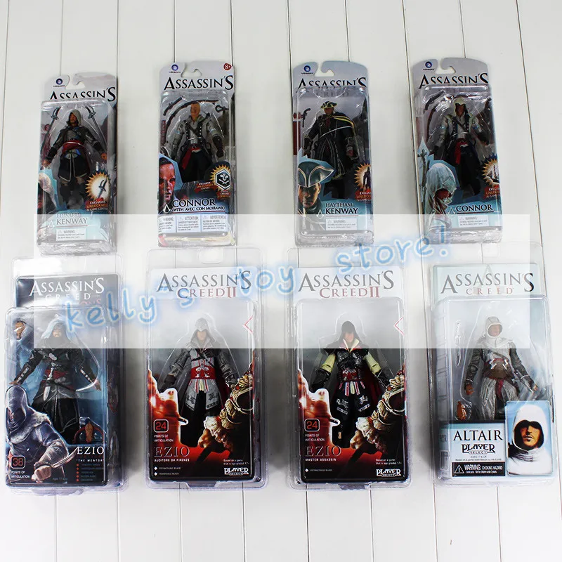 Full 8Style Assassin s Creed 4 Black Flag Connor Haytham Kenway Haytham Kenway Altair Ezio Master