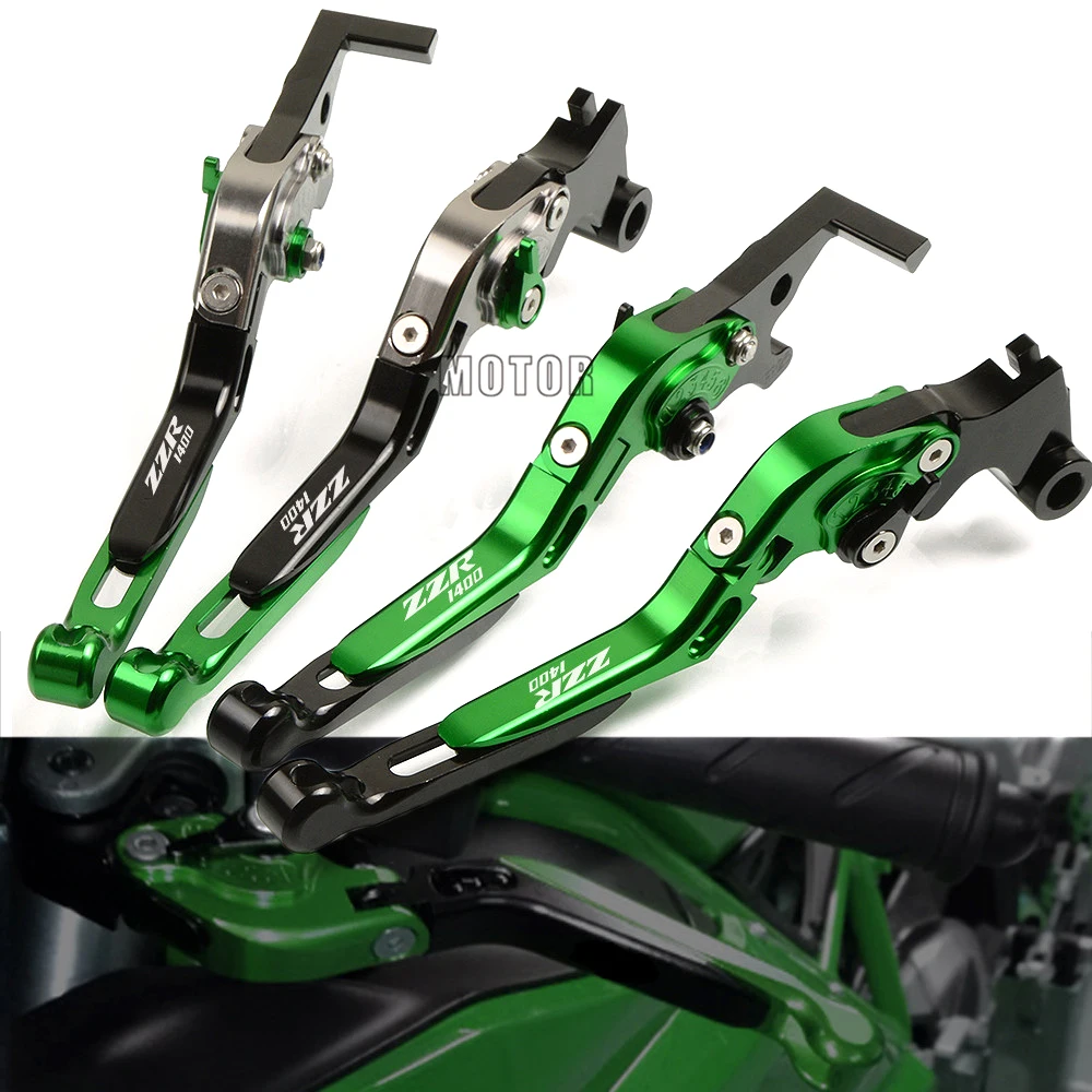 

Motorcycle Brake Clutch Levers For Kawasaki H 2 R H2 H2R ZZR1400 ZX1400 ZZR ZX 1400 S Version 2015 2016 CNC Adjustable Folding