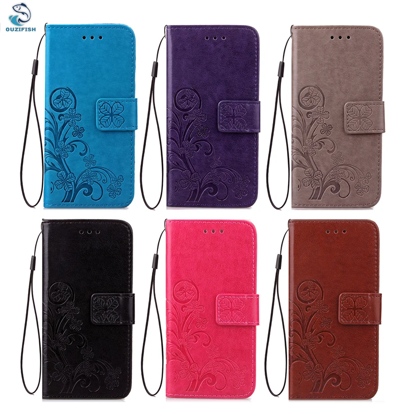 OUZIFISH Люкс Ретро Flip Case Для Samsung S8 PU Кожа + Мягкий Силиконовый Бумажник Стенд Крышка