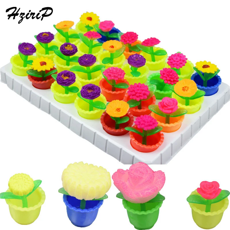 HziriP 6pcs/lot Large Growing In Water Bulk Swell Expansion Toy Flowers