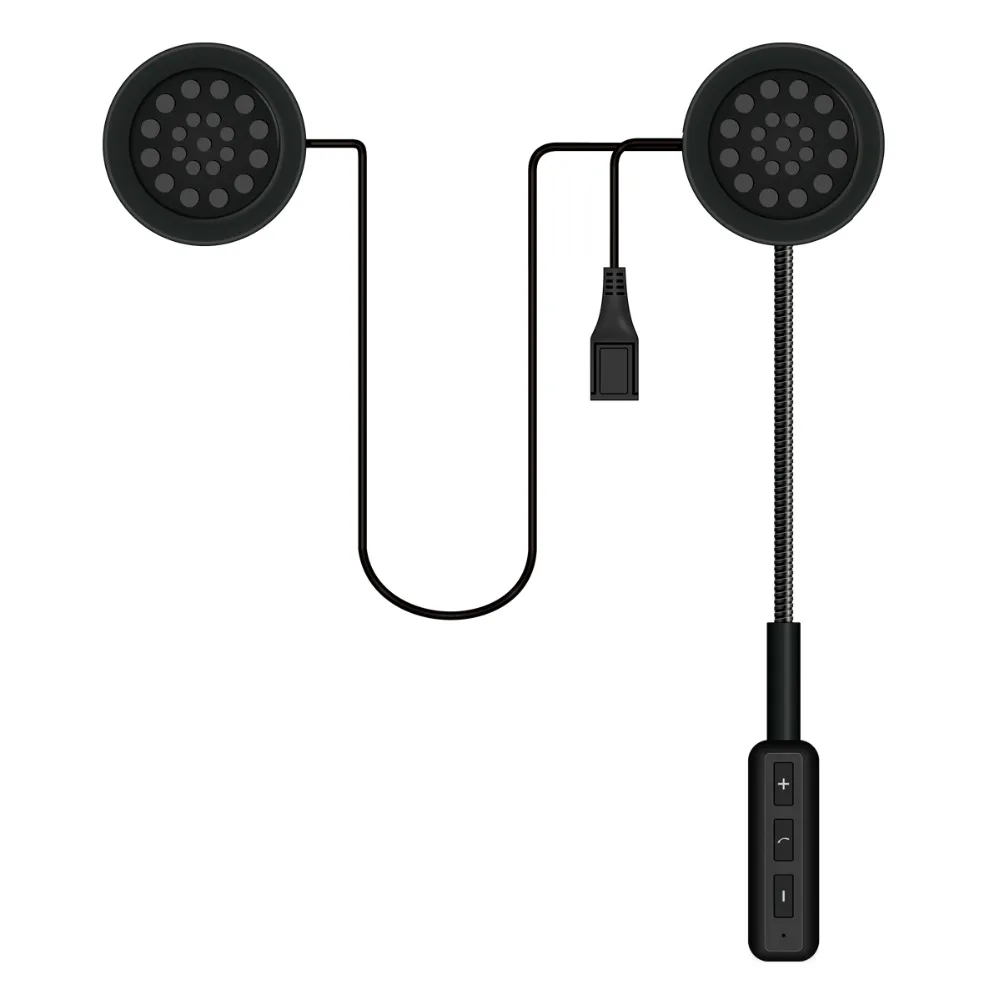 Motorcycle bluetooth-Compatible handsfree headphone helmet speaker motorcycle intercom hands-free Hearphone | Автомобили и