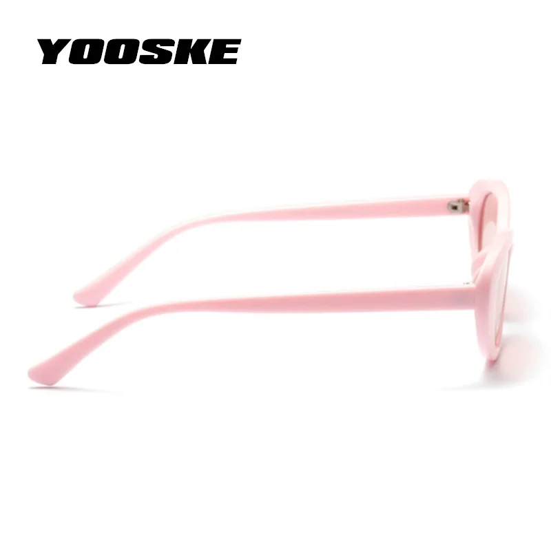 YOOSKE милые сексуальные женские солнцезащитные очки кошачий глаз, Женские винтажные брендовые маленькие круглые солнцезащитные очки для женщин, женские Овальные очки UV400