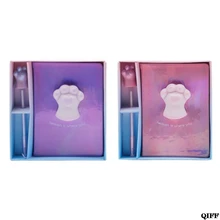 Kawaii коготь планировщик записная книжка Ежедневник с ручкой набор канцелярских принадлежностей школьные принадлежности студенческий подарок 17 июля