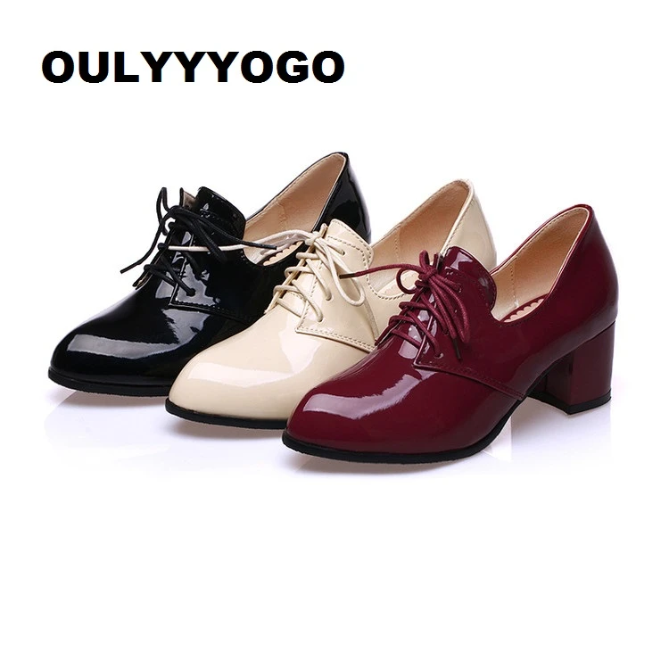 oxford style heels