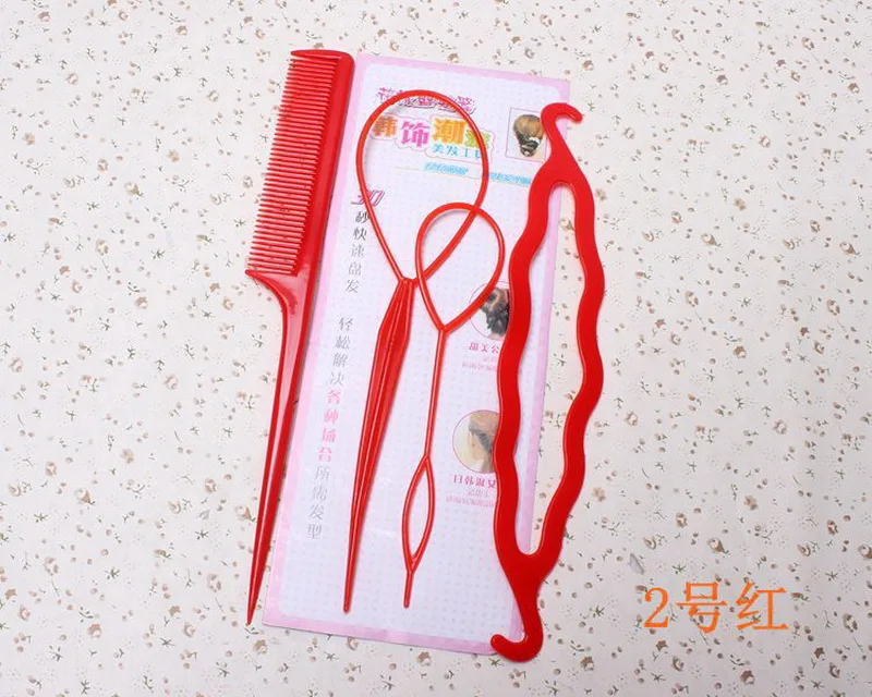 by ems or dhl 1000sets 4pcs/set Hair Styling Accessories Fashion Magic Quick Messy Updo Twist | Красота и здоровье
