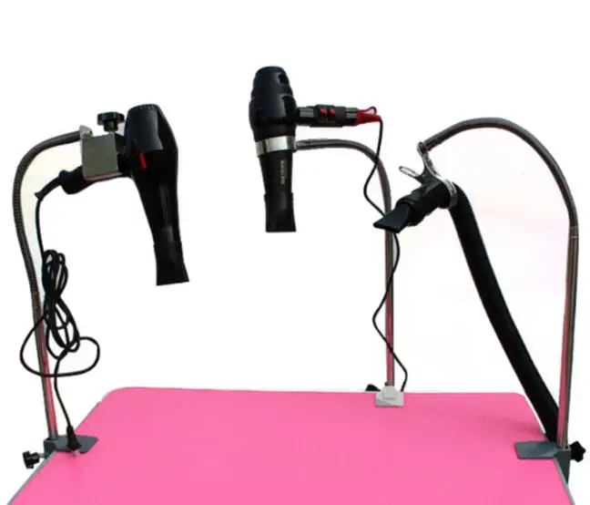 

360 Degree Rotate Stainless Steel Pet Hair Dryer Holder Dog Water Blower Support