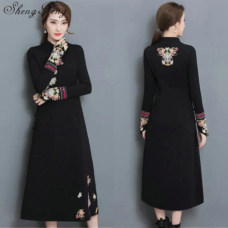 Китайское традиционное платье cheongsam китайский Восточный стиль платья современное платье Ципао традиционная китайская одежда CC008
