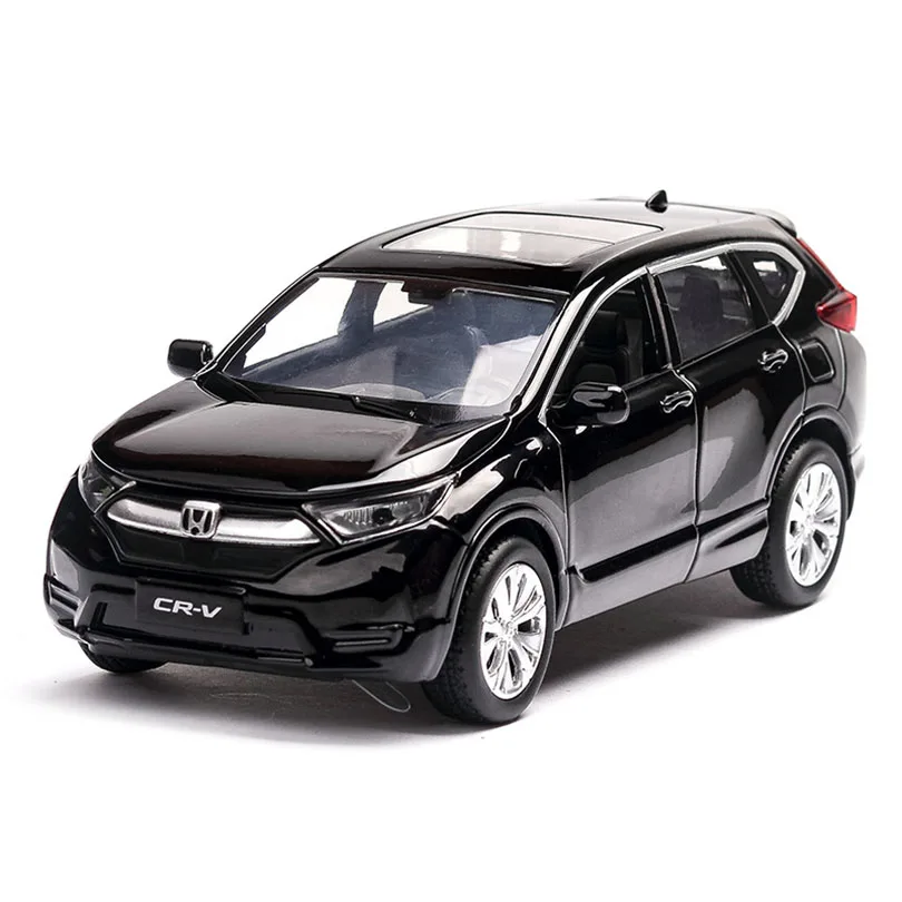 1/32 crv super carro simulação de brinquedo modelo de carro liga puxar para trás crianças brinquedos genuíno presente coleção de licença fora-estrada veículo crianças