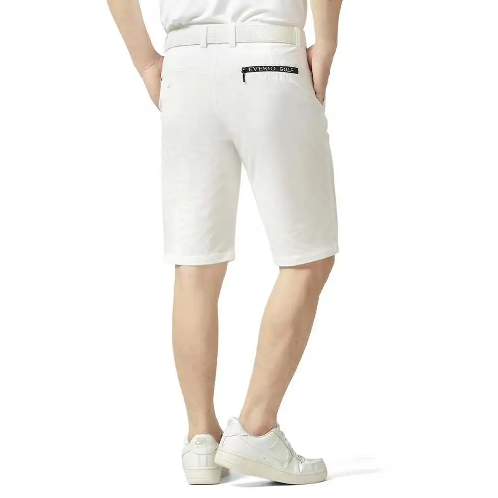 Летняя спортивная одежда для гольфа мужские шорты до колена дышащие быстросохнущие мужские однотонные спортивные шорты для гольфа 30-40 - Цвет: Синий