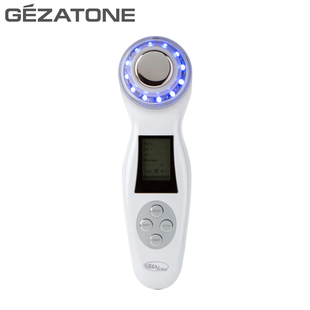 Microcurrent Face Massage Device Gezatone 1302091S facial skin rejuvenation rosacea wrinkle correction light therapy massager Microcurrent Face Massage Device Gezatone 1302091S facial skin rejuvenation rosacea wrinkle correction light therapy massager