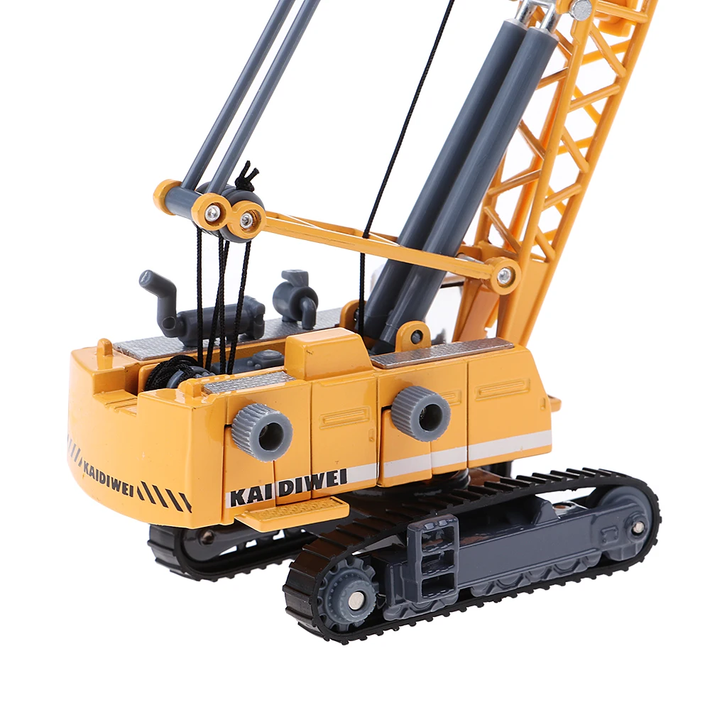 1:87 Tower Crane Excavator Diecast Construction Equipment Vehicle Model Toy