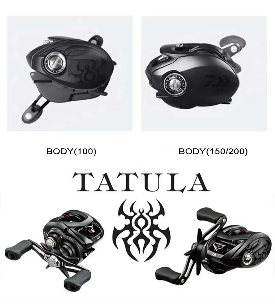 DAIWA TATULA 100/150/200 катушка для заброса приманки 6,3: 1/7. 1:1/8,1: 1 5-6 кг Мощность наушники-вкладыши TWS с системой 7BB+ 1RB коррозионно-стойкие шарикоподшипники