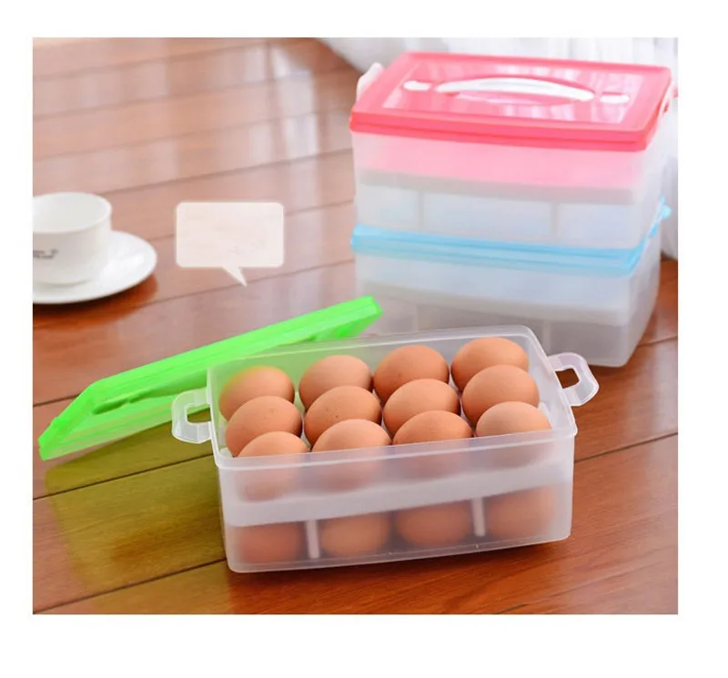 Кухонный ящик для хранения яиц органайзер для хранения яиц на холодильник 24 органайзер для яиц открытый портативный контейнер для хранения яиц